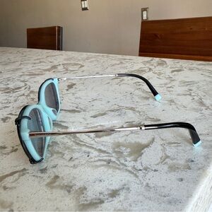 Tiffany & Co. Aqua and Black Sunglasses